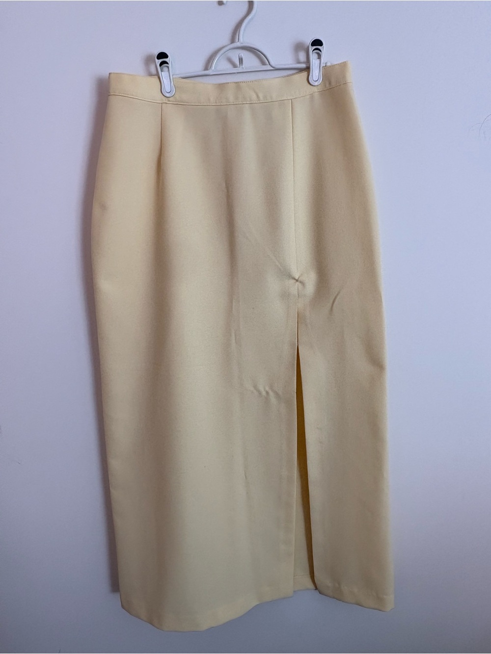 Vintage powdered yellow maxi skirt